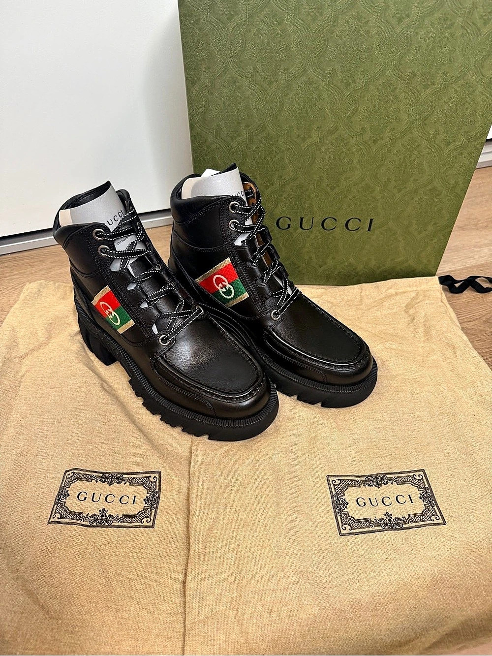 Gucci Ace High-Top Sneaker Boot